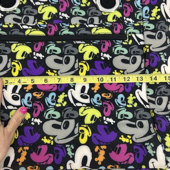 Disney Parks Mickey Mouse Tote Bag Multi Color Large Tote Waterproof - Picture 12 of 14
